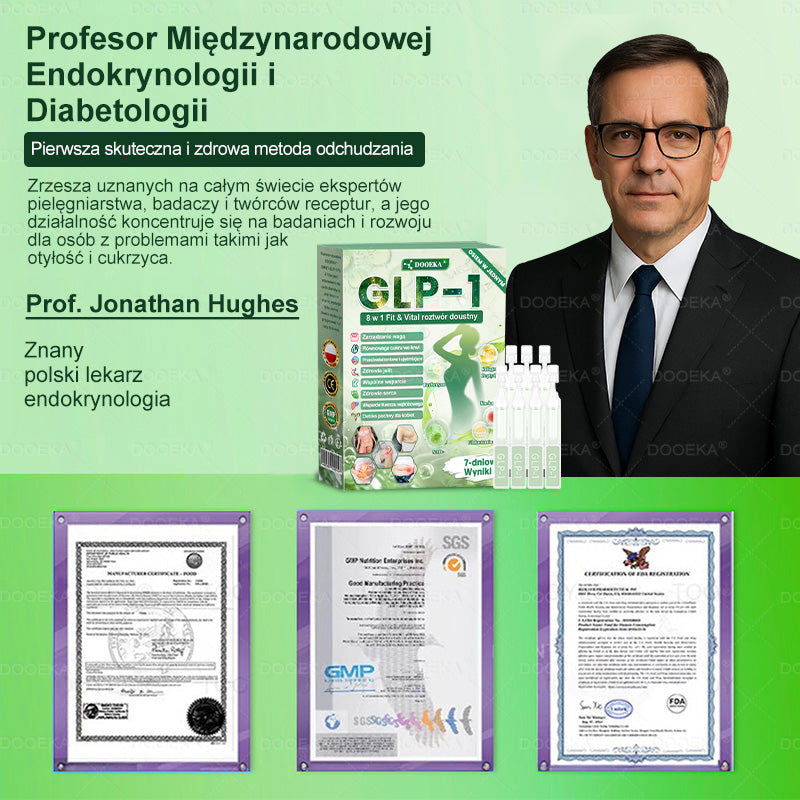 🌿🌿🌿🌿DOOEKA® GLP-1 8 w 1 Fit & Vital roztwór doustny – Raz dziennie, widoczne zmiany w ciągu 7 dni / W przypadku otyłości, zdrowia serca i układu krążenia, cukrzycy, bezdechu sennego, zdrowia jelit, problemów ze stawami i wielu innych
